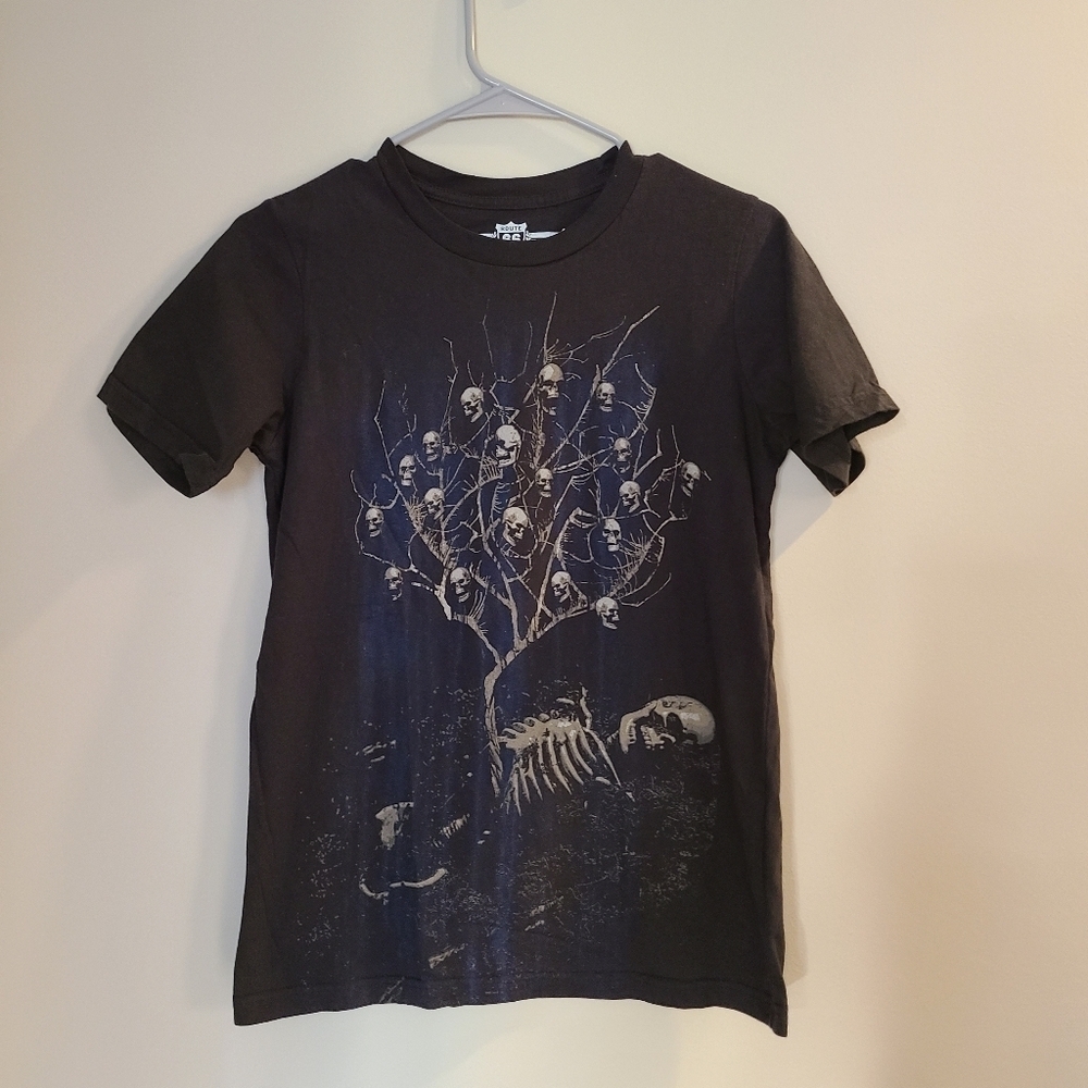 Route 66 mens tshirt sz.S skeletons print